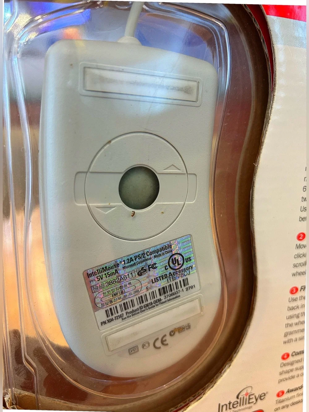 Vintage Microsoft IntelliMouse Explorer – New In Box (NIB) – Rare Y2K Tech